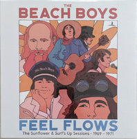 The Beach Boys – Feel Flows (Sunflower/Surf's Up) - 4 x BLUE & YELLOW COLOURED VINYL LP BOX SET