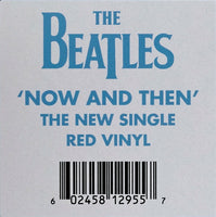 The Beatles – Now And Then - RED COLOURED 12" VINYL SINGLE