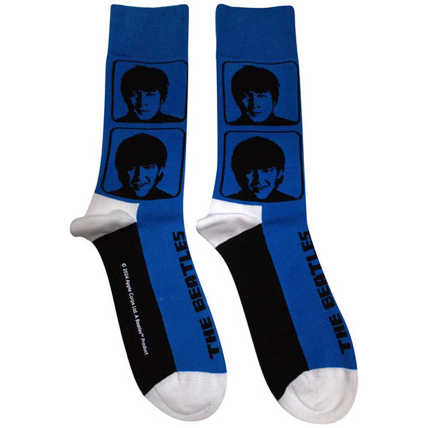 The Beatles Unisex Ankle Socks: Hard Day's Night Headshots (UK Size 7 - 11) BEATSCK24MBL