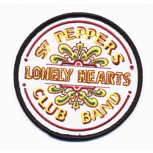 The Beatles Woven Patch: Sgt Pepper Drum
