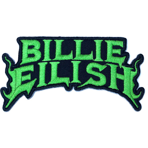 BILLIE EILISH PATCH: FLAME GREEN BILLIEPAT02GR
