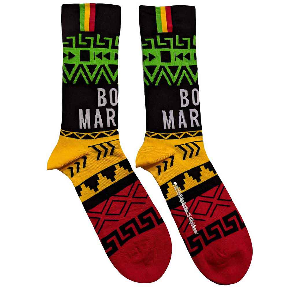 Bob Marley Unisex Ankle Socks: Press Play (Black)