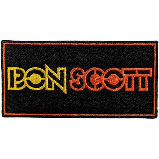 Bon Scott Woven Patch: Logo (Standard) BONPAT01