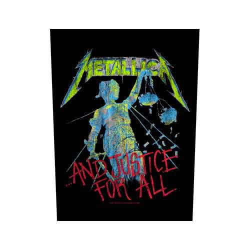 Metallica -Giant Back Patch: And Justice for All