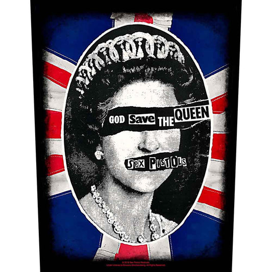 The Sex Pistols - Giant Back Patch: God Save the Queen