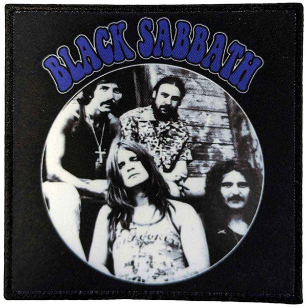 BLACK SABBATH PATCH: BAND PHOTO CIRCLE BSPAT05