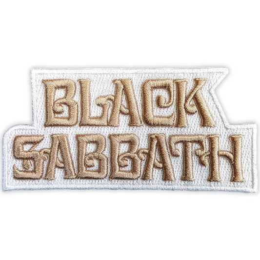 Black Sabbath Standard Patch: Text Logo