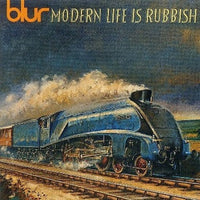 Blur - Modern Life Is Rubbish - 2 x TRANSPARENT ORANGE VINYL LP SET (NAD23)