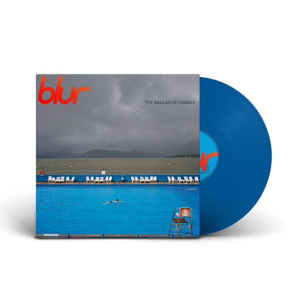 Blur ‎– The Ballad of Darren - OCEAN BLUE COLOURED VINYL 180 GRAM LP - EXCLUSIVE