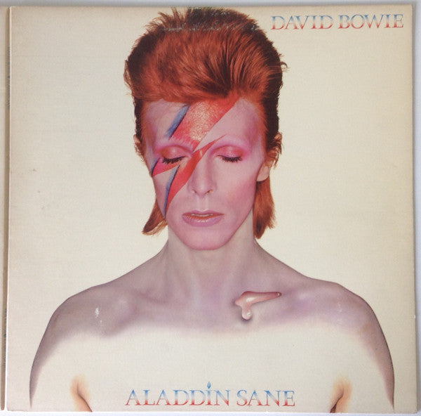 David Bowie – Aladdin Sane- ORIGINAL VINYL LP in GATEFOLD SLEEVE & PRINTED INNER (used)