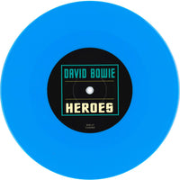 David Bowie – Heroes – BLUE COLOURED VINYL 7"