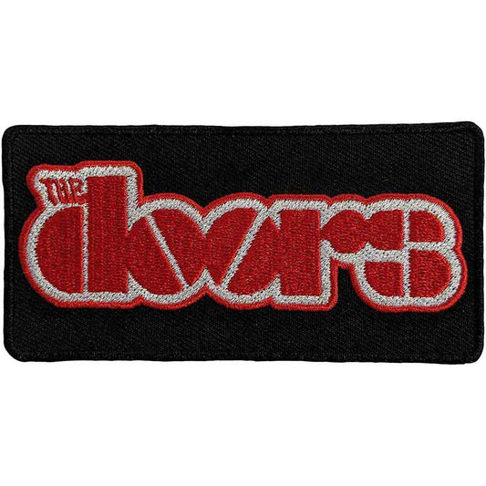 The Doors Woven Patch: Red Log