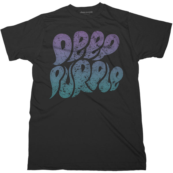 DEEP PURPLE T-SHIRT: BUBBLE LOGO LARGE DPTS07MB03