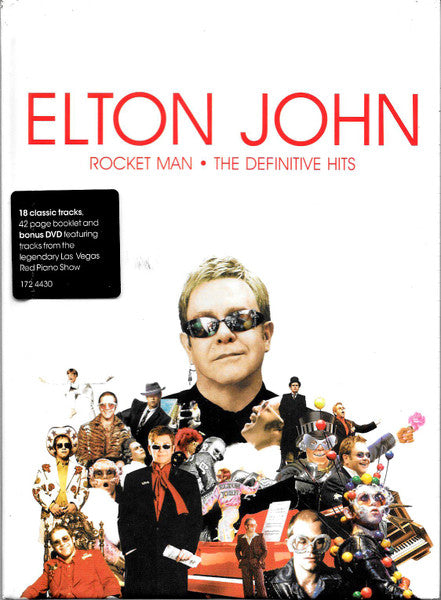 Elton John - Rocket Man The Definitive Hits - CD ALBUM & DVD SET in BOOK