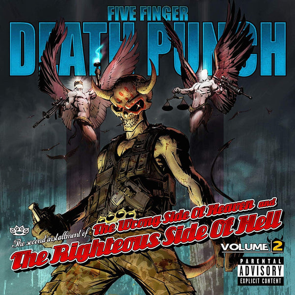 Five Finger Death Punch –  The Wrong Side Of Heaven And The Righteous Side Of Hell, Volume 2 - VINYL LP (used)