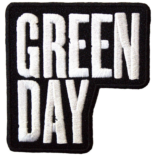 Green Day Standard Patch: Stacked Logo