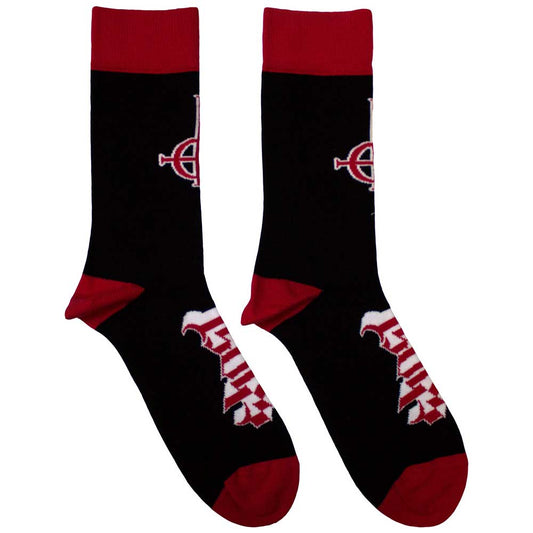 Ghost Unisex Ankle Socks: Symbol (Black)