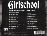 Girlschool – Nightmare At Maple Cross / Take A Bite - CD ALBUM (used)