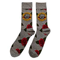 GUNS N' ROSES ANKLE SOCKS: BULLET ROSES GNRSCK09MG