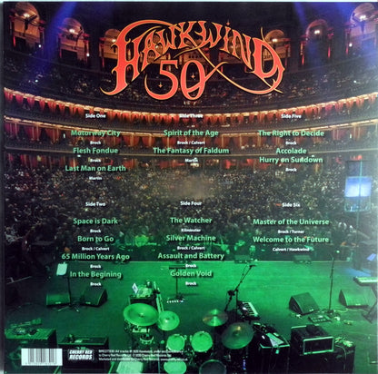 Hawkwind – Hawkwind 50 Live  - 3 x 180 GRAM VINYL LP SET - NEW