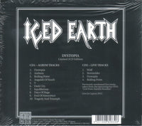 Iced Earth – Dystopia - 2 x CD ALBUM SET in FOLDOUT SLIPCASE (used)