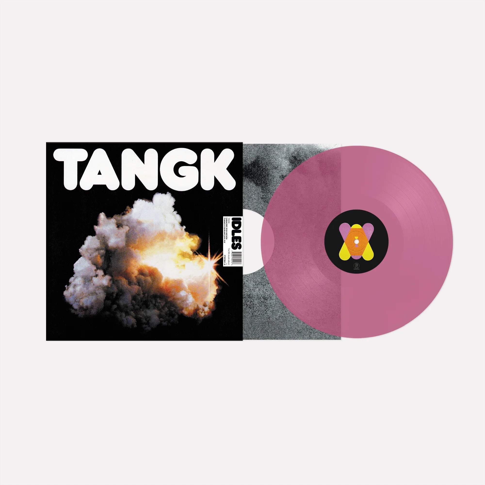 Idles – Tangk - TRANSLUCENT PINK COLOURED VINYL LP - INDIE EXCLUSIVE