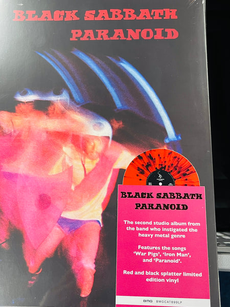 Black Sabbath - Paranoid - SPLATTER COLOURED VINYL LP