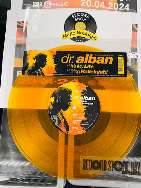 Dr. Alban - It's My Life - ORANGE COLOURED VINYL 10" (RSD24)