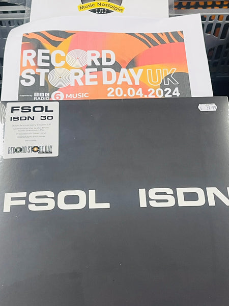 Future Sound of London - ISDN- 2 x CLEAR COLOURED VINYL LP SET (RSD24)
