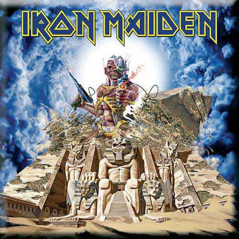 IRON MAIDEN FRIDGE MAGNET: SOMEWHERE BACK IN TIME IMMAG04