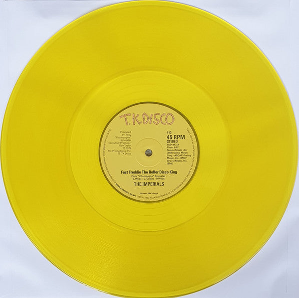 The Imperials – Fast Freddie The Roller Disco King - YELLOW COLOURED VINYL 180 GRAM 12"