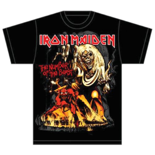 IRON MAIDEN T-SHIRT: NUMBER OF THE BEAST GRAPHIC MEDIUM IMTEE12MB02