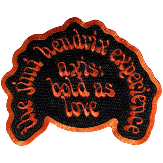 Jimi Hendrix Woven Patch: Axis