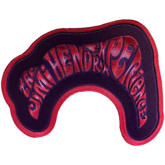 Jimi Hendrix Woven Patch: Swirl Logo