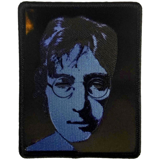 John Lennon Printed Patch: Blue John