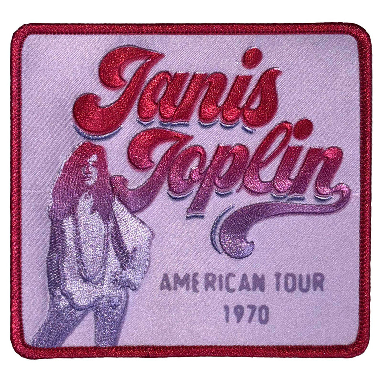 Janis Joplin Standard Patch: American Tour 1970
