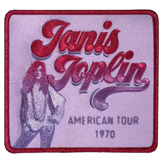 Janis Joplin Standard Patch: American Tour 1970