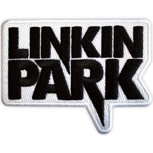 Linkin Park Woven Patch: Black Logo