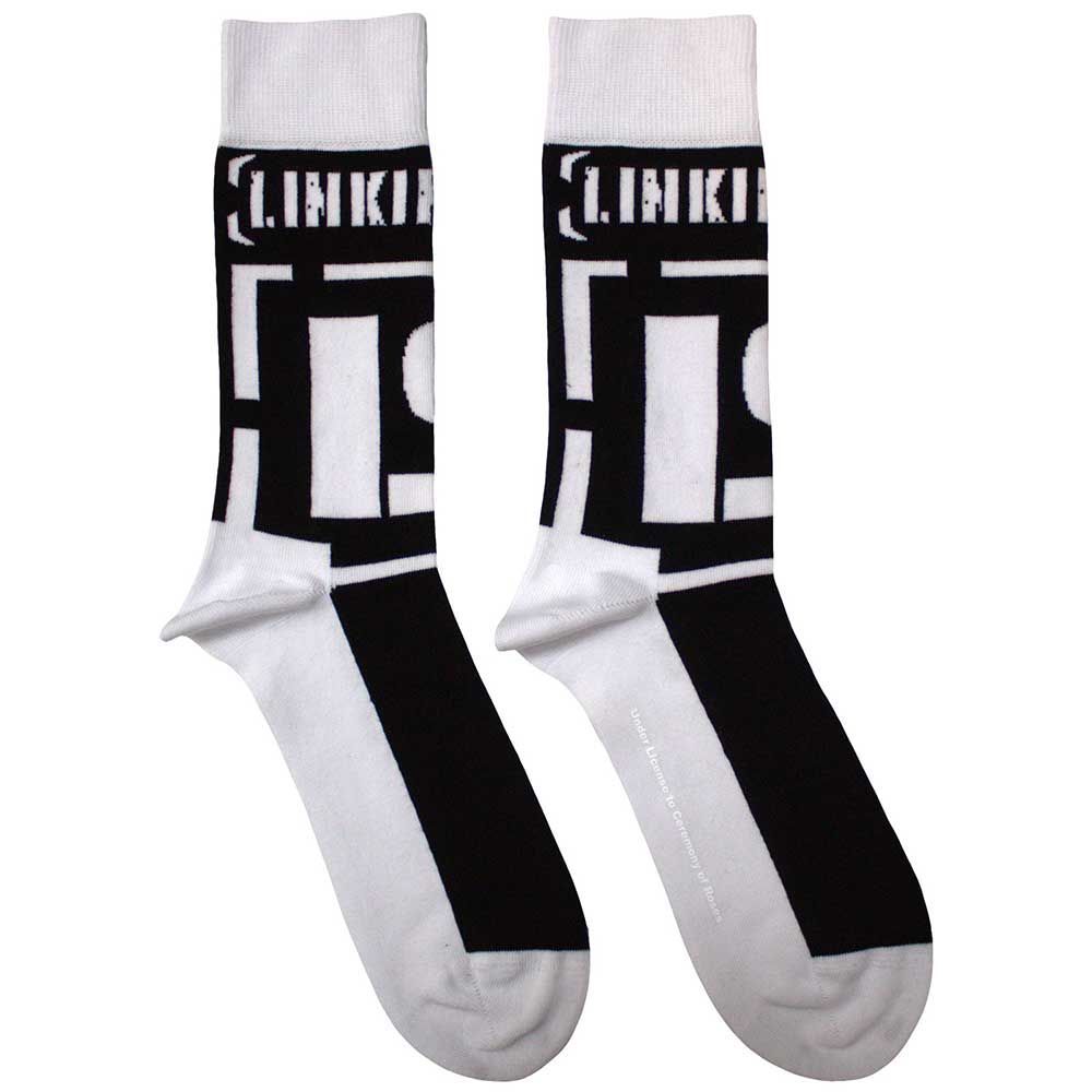 Linkin Park Unisex Ankle Socks: Brackets Logo (Black)
