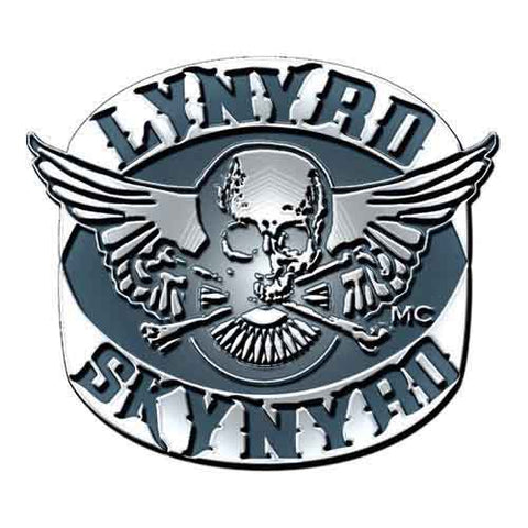 LYNYRD SKYNYRD PIN BADGE: BIKER PATCH LSPIN04