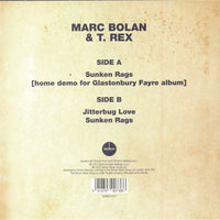 Marc Bolan & T. Rex – Sunken Rags – ORANGE COLOURED VINYL 7"