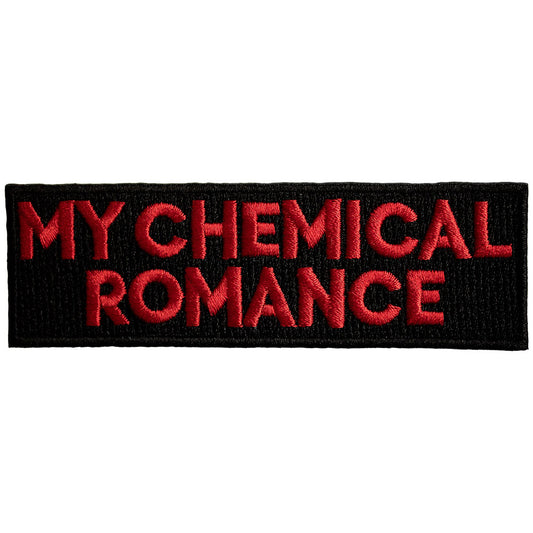 My Chemical Romance Standard Patch: Text Logo