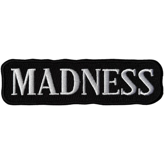 Madness Woven Patch: Text Logo