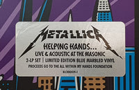 Metallica – Helping Hands... Live & Acoustic At The Masonic -  2 x MARBLED BLUE COLOURED VINYL LP SET (used)