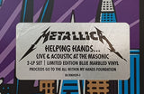 Metallica – Helping Hands... Live & Acoustic At The Masonic -  2 x MARBLED BLUE COLOURED VINYL LP SET (used)