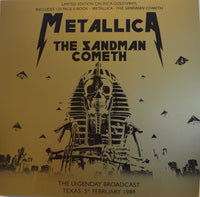 Metallica – The Sandman Cometh -  GOLD COLOURED VINYL LP (used)