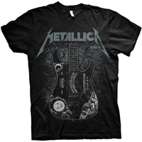 METALLICA T-SHIRT: HAMMETT OUIJA GUITAR (SMALL) METTS27MB01