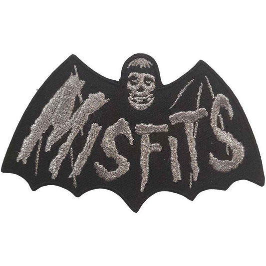 Misfits Woven Patch: Bat Logo (Standard)