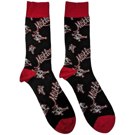 Motley Crue Unisex Ankle Socks: Feelgood Repeat (Black)