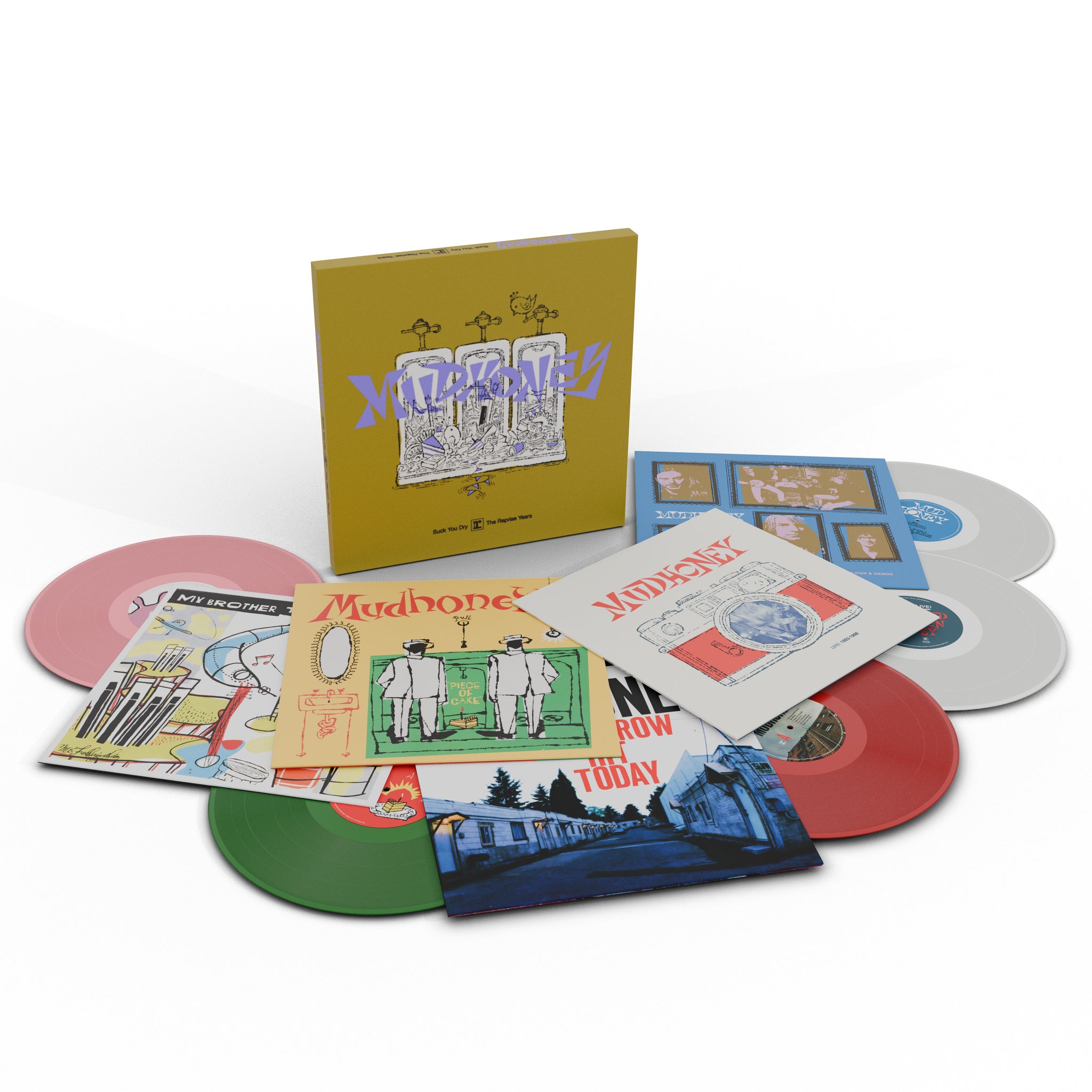 Mudhoney - Suck You Dry: The Reprise Years - 5 x COLOURED VINYL LP SET (RSD24)
